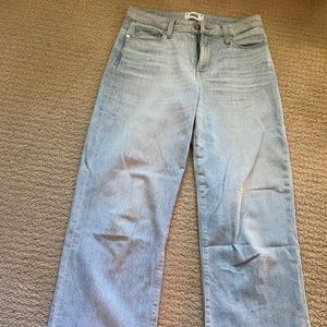 Paige light wash jeans